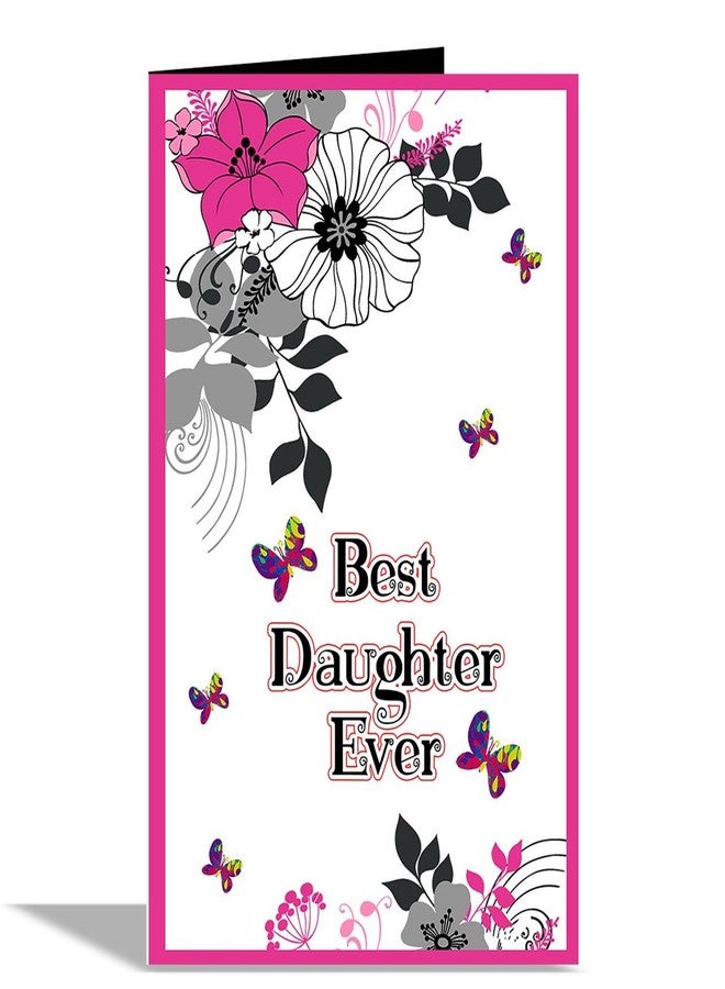 Alwaysgift Happy Birthday Daughter Greeting Card, Daughter Greeting Card For Birthday, Birthday Card For Girl's Women, Daughter Day Card (Design 2) - Image 1